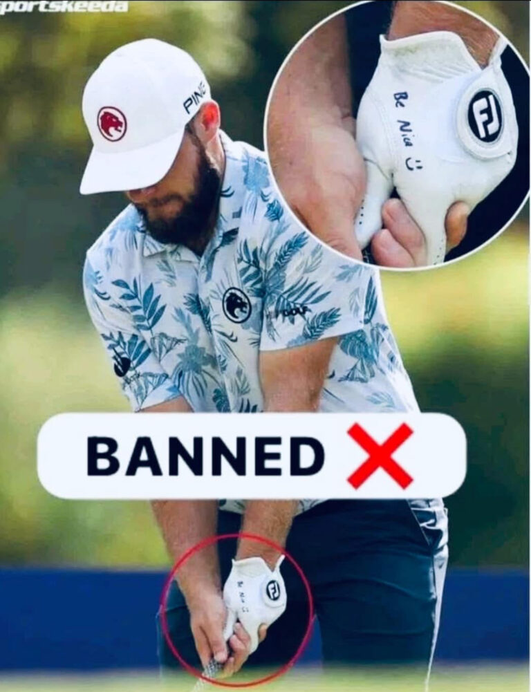 Tyrell Haton was banned and fined by the USGA for using deceptive devices in his golf club in Dubai. About the details