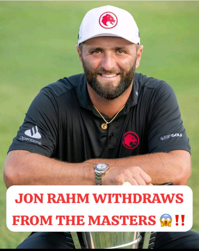 Shockwaves in Golf  community as JON RAHM makes an unexpected exit from the MASTERS