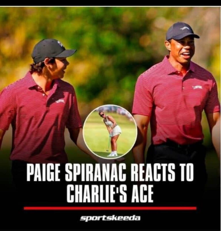 Paige Spiranac Expressed Brief Reaction to Charlie Woods’ Hole-In-One..