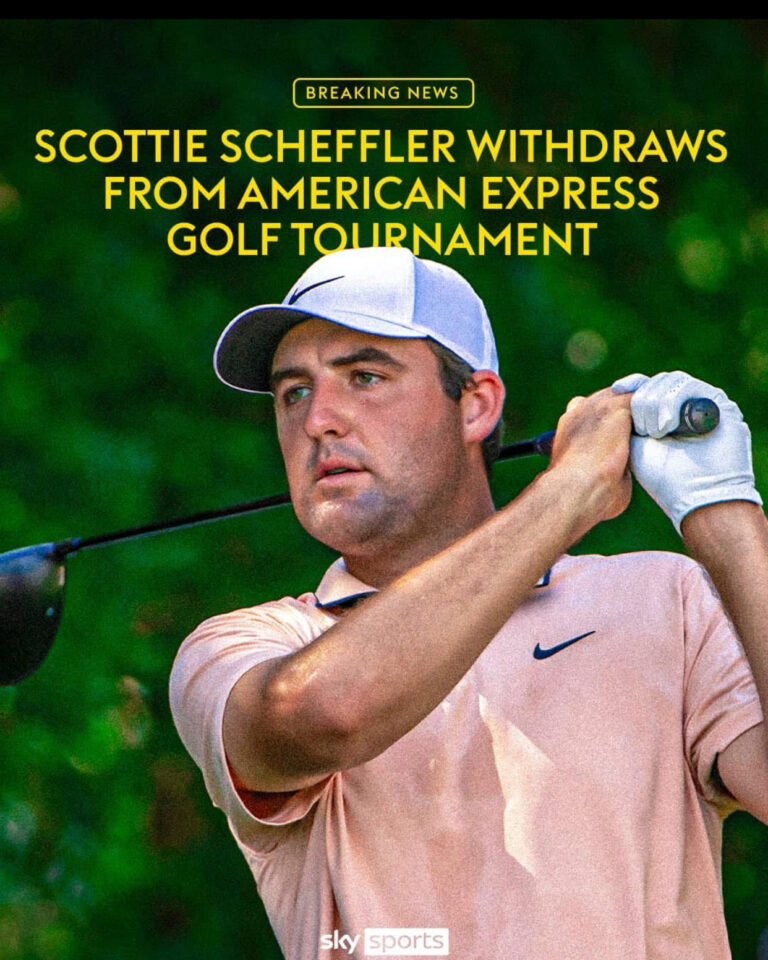 Scottie Scheffler furiously announced his resignation from golf after being withdrawn from the American Express Golf Tournament.