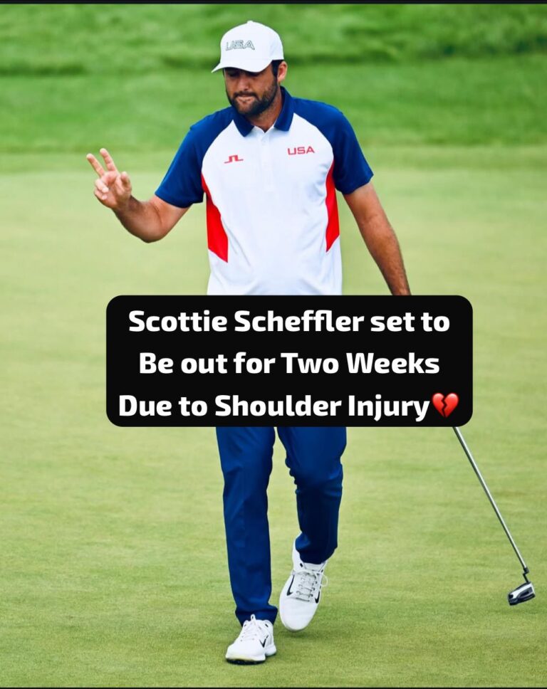 Scottie Scheffler Out for Two Weeks Due to Shoulder Injury