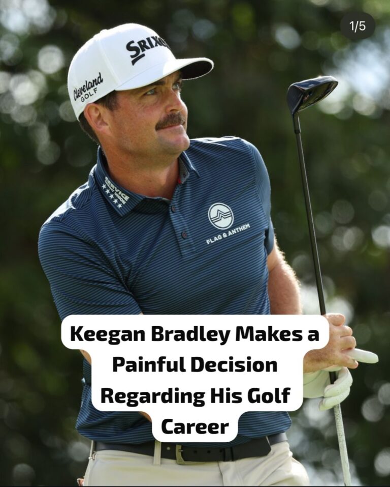 Keegan Bradley Makes A Painful Decision Regarding His Golf Career