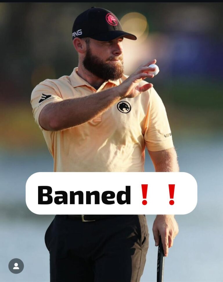 Tyrell Haton Was banned and fined by the USGA for using Deceptive devices in his Golf club in Dubai