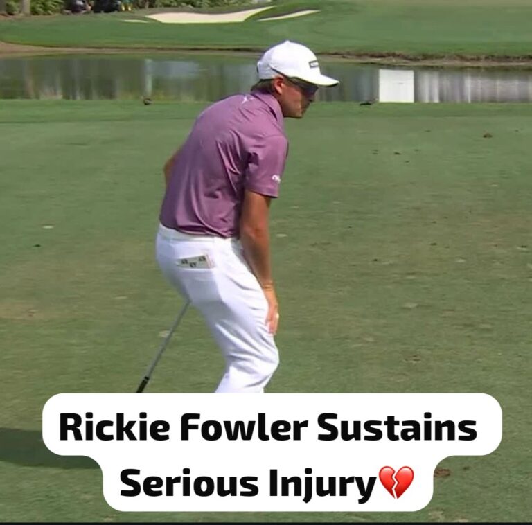 Rickie Fowler Sustains Serious Knee injury During A Golf Game