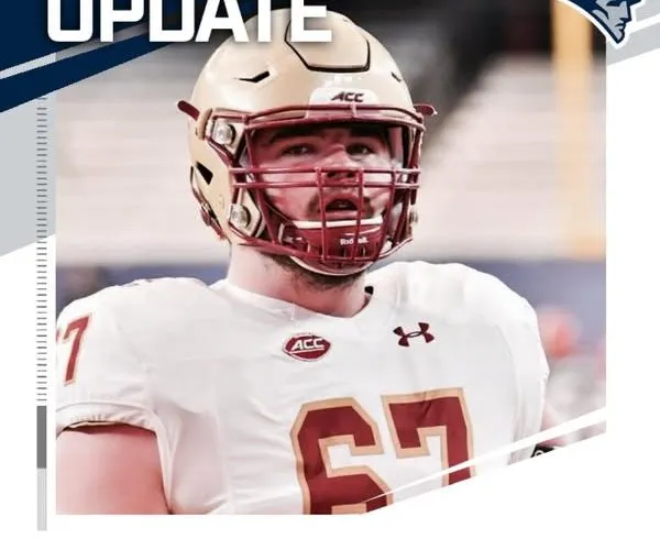 The New England Patriots are signing Boston College IOL Jack Conley to a deal with $110,000 in guarantees, per Justin Melo.