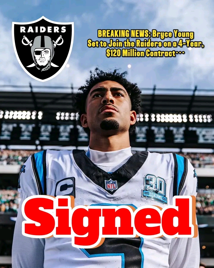 BREAKING NEWS: Bryce Young Set to Join the Raiders on a 4-Year, $120 Million Contract…