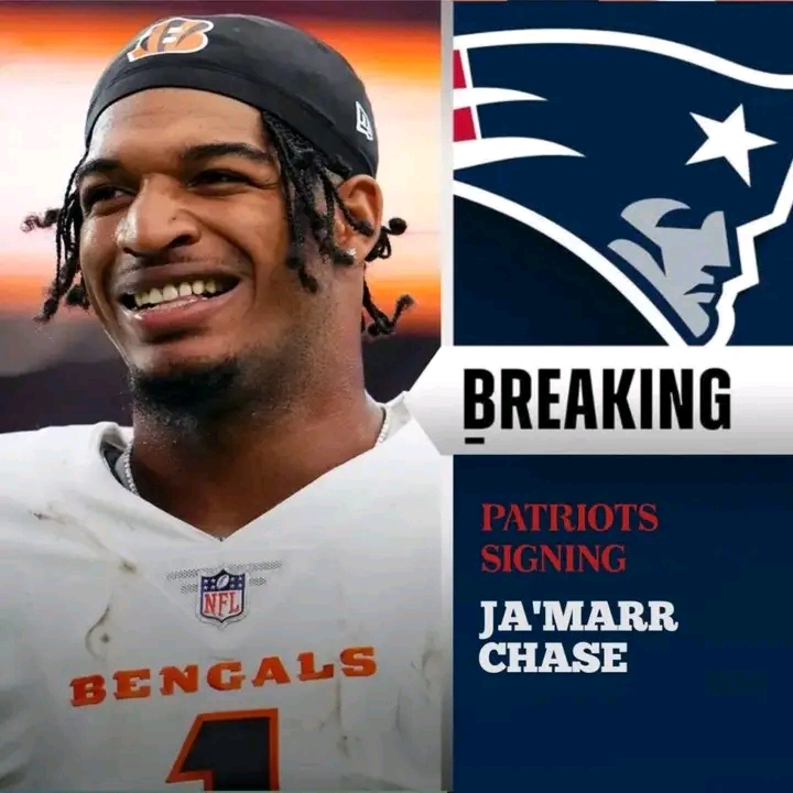 BREAKING NEWS: The Patriots & Bengals ‘Triple Crown’ Wide Receiver JA’MARR CHASE Agree To A Six-Year $165 Million Deal, Making Him The Highest-Paid Non-Quarterback In…