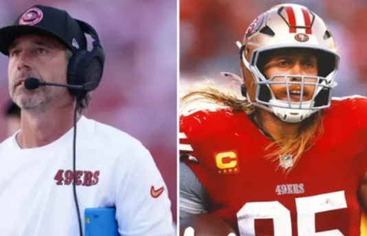BOMBSHELL! Kyle Shanahan Ends George Kittle’s Contract Dreams per Reports, After 49ers’ TE Called out Dianna Russini’s Incorrect Sources