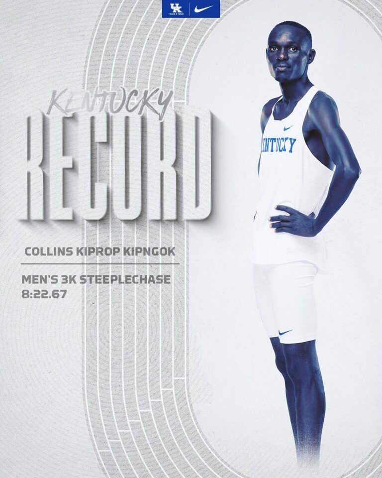 Collins Kipngok Obliterates Kentucky 3K Steeplechase Record by Nearly 20 Seconds