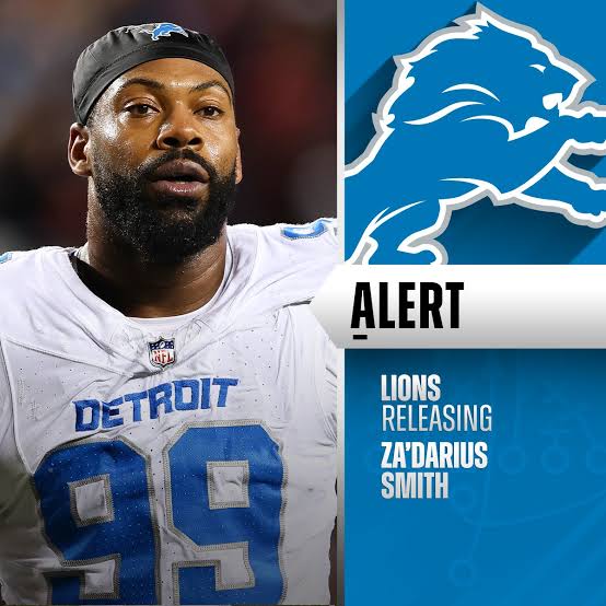 Just in: Detroit Lions Release Za’Darius Smith to Clear Salary Space Due to….