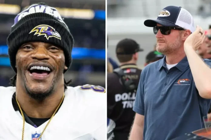 The NASCAR-style dispute between Dale Earnhardt Jr. and Lamar Jackson has been settled, bringing an end to the disagreement and clearing the way for both to move forward amicably.