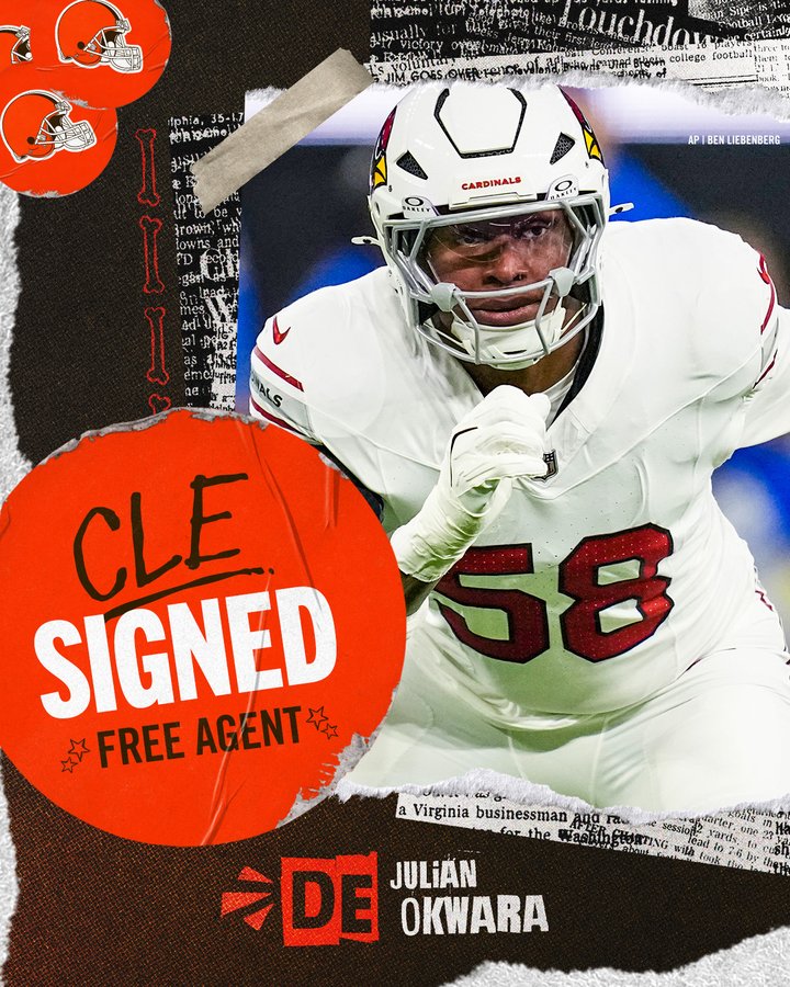 NFL free agency: Browns sign another defensive end, room too full to draft another?