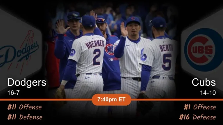 Series Preview: Los Angeles Dodgers of Los Angels (16-7) at Chicago Cubs (14-10)