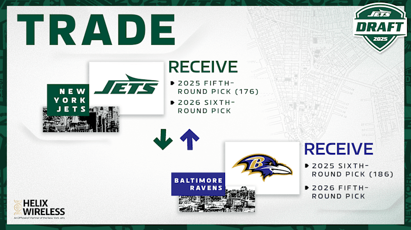 Jets Trade Up to Pick No. 176