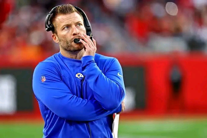 BREAKING NEWS : Los Angeles Rams head coach Sean McVay officially Announced his Departure from the team as he flip a new contract with the…see more