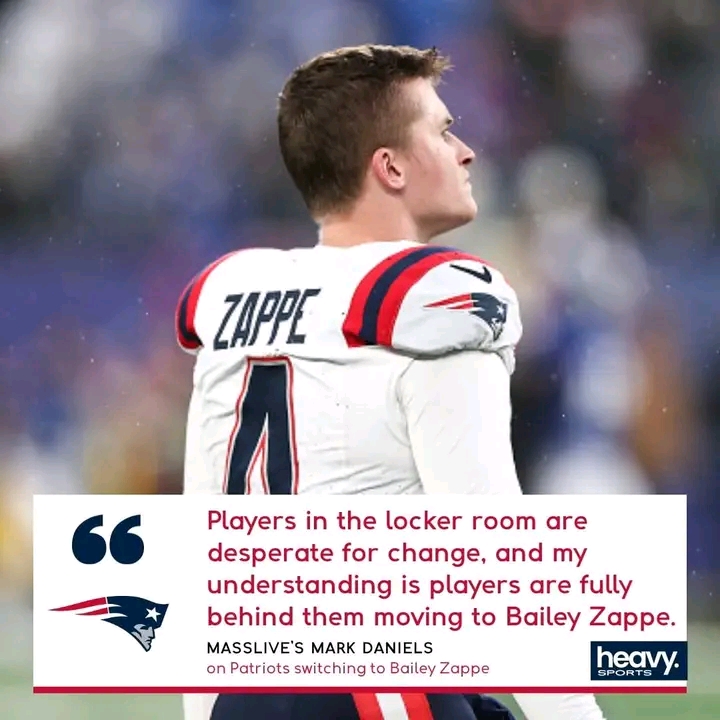 The New England Patriots Locker Room Is READY for Bailey Zappe to Be the Guy