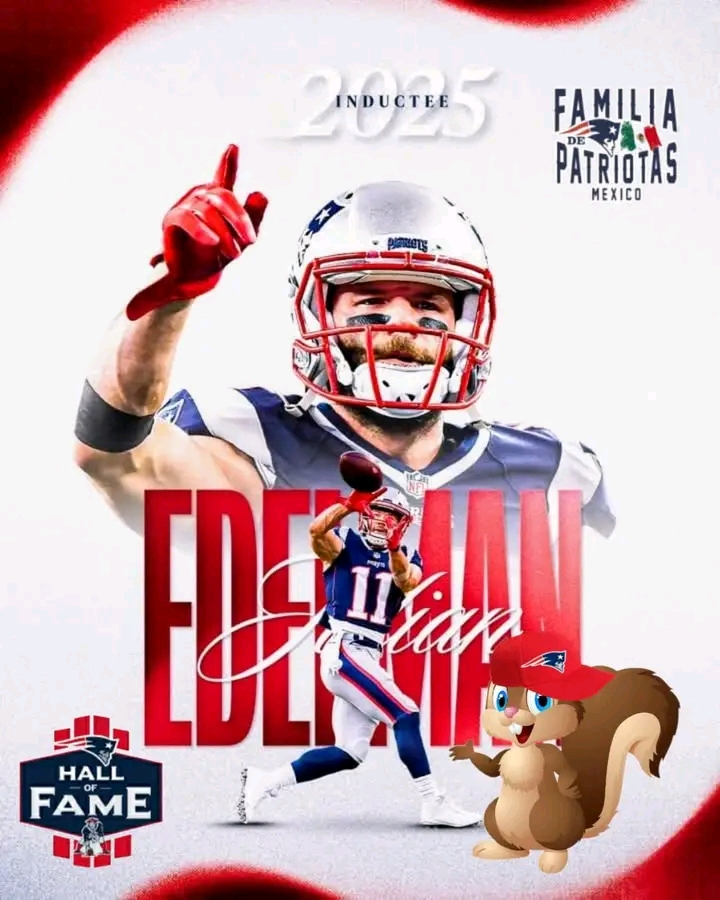 Julian Edelman miembro del salón de la fama número 37