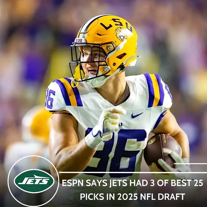 ESPN won’t stop praising amazing NY Jets 2025 NFL Draft class