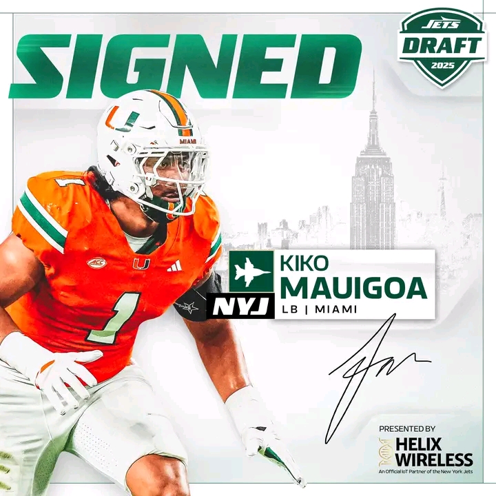 Jets Sign Fifth-Round Pick Francisco Mauigoa