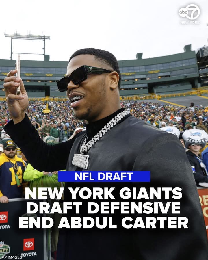 NFL Draft 2025: Giants get pass rusher in Abdul Carter; Jets select offensive tackle Armand Membou