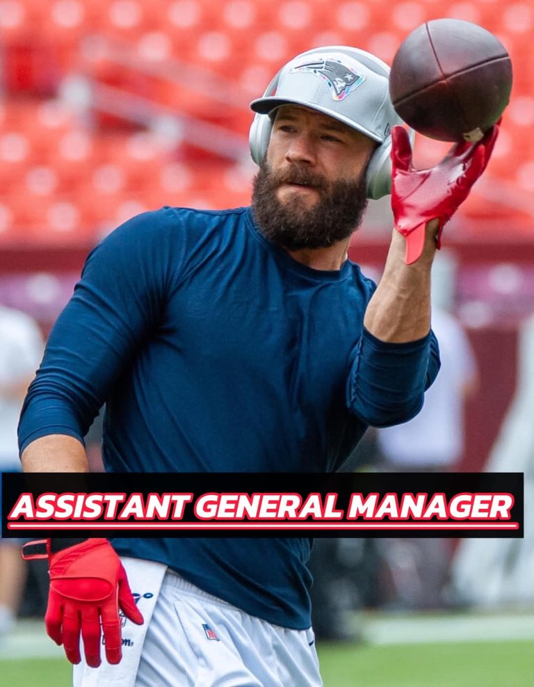 CONGRATULATIONS: New England Patriots Appoint American former professional football Legend Julian Edelman as New Assistant General Manager……
