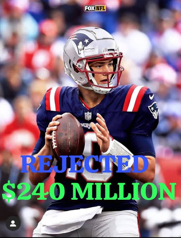 GOOD NEWS: Patriots Star QB Drake Maye Rejects $240 Million NIL Offer from Seattle – “My Loyalty Lies with the Patriots Forever”