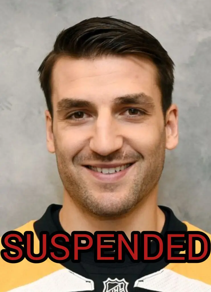 BOSTON BRUINS CAPTAIN PATRICE BERGERON SUSPENDED AFTER INCIDENT OFF THE ICE….READ MORE….